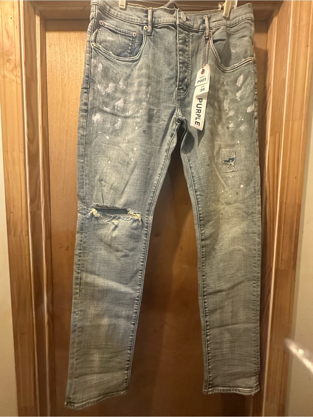Men's Light Blue Jeans - Brand Purple